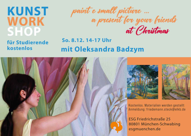 Kunstworkshop Oleksandra